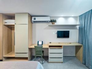 Flat 100m da praia, piscina, churrasqueira e sauna BY Oasis Ferias