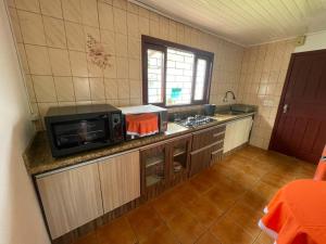 Residência veraneio, sozinha no pátio