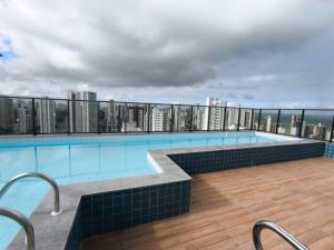 Apto de 1 qto mobiliado alto padrão - Boa Viagem