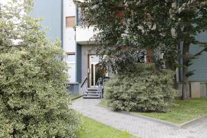 Modern apartment in a green setting