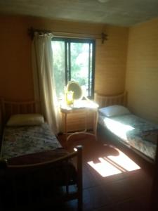 House with garden on the beach