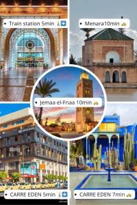 Stylish Apartment in Gueliz by Train & Majorelle