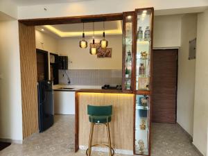 Candolim 1BHK Designer Apartment with Pool and Gym near Beach North Goa