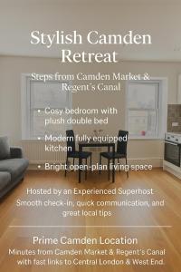 Cosy 1-Bed in Vibrant Camden Town - Apartmány, Londýn