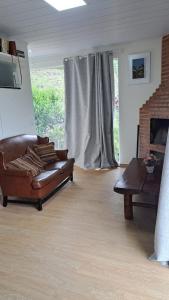 Chalé romântico com vista para as montanhas