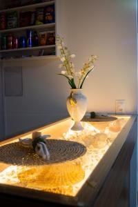 Chalé romântico com vista para as montanhas