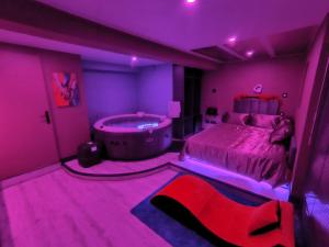 Chambre Romantique avec Spa Privé Intérieur