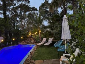 The Garden Pool and Spa house ocean views