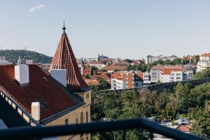 Maisonette with terrace and view of Prague Castle