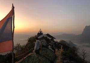 Camp above the clouds in Nong khiaw
