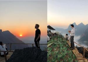 Camp above the clouds in Nong khiaw