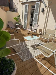 Superbe 2P, clim, terrasse au calme, tout à pied