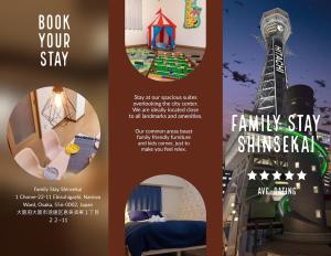 Family-Friendly 200 sqm House Tsutenkaku Tower 22ppl