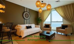 Zigzag Tower B-Artful Escape,2BHK Sea View at 28th Floor in Pearl-2808