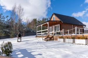 Domek letniskowy na Kaszubach z Balia ogrodowa