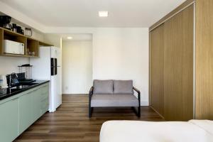 Studio moderno com vista incrível em São Paulo