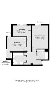 Central Modern 2 Bedroom Flat in Victoria