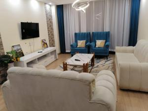 luxurious two bedroom apartment with heated swimming pool well equipped gym ample parking space and children playing ground and amazing scenic city views