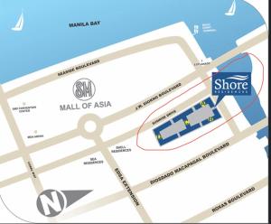 Shore1 Residences, Tower A or C1, 1bedroom with balcony, walking distance to Mall of Asia Pasay City