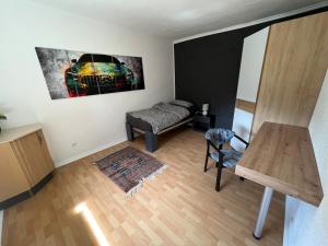 Große Wohnung mit großem Balkon
