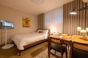 New Dunchon Station 3 minutes KSPO DOME JYP Olympic Park Lotte World Asan Hospital Sungshim Hospital Free parking