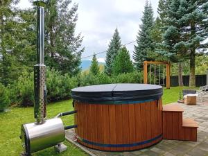 Przystanek Klimczok -przytulny dom na wyłączność z balią i pięknym widokiem na góry