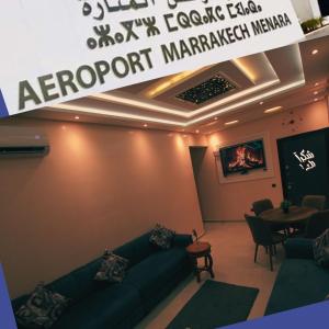 Appartement familial proche aéroport et Oasiria