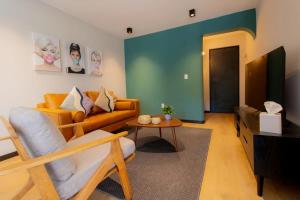 JM 202 Capitalia 1BR Terrace Style and Photogenic Escandon