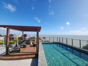 Estúdios em Condo. Beira-mar com Piscina na Praia do Bessa - GSEs