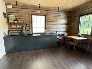 Loghouse by the lake