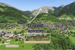 Montchavin appartement 6pers terrasse vue montagne