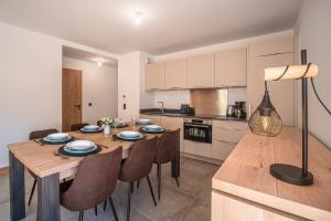 Montchavin appartement 6pers terrasse vue montagne