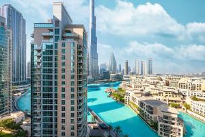 Panoramic Fountain & Burj Khalifa Views, Pool, Gym