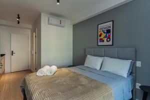 Bauhaus Loft - Vista & Piscina Rooftop - Lazer Completo no Brooklin