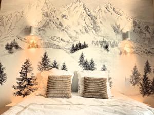 Bellevue T1 cozy avec piscine et panorama alpin - proche du lac