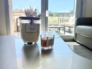 T2 - piscine - garage privé - 5 min de Cannes