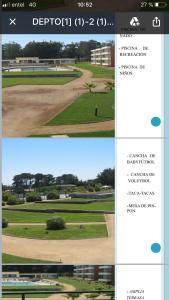 Departamento con piscina en condominio WIFI frente a la playa