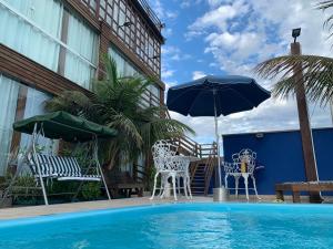 Villas de Portugal - Apartamento com suíte e Varanda Gourmet, Piscina - Praia do Ervino