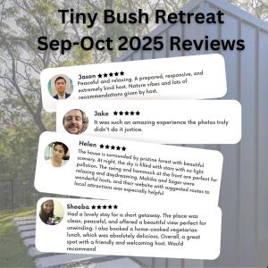 Beautiful Bush Retreat Guest Favourite 6 Stars