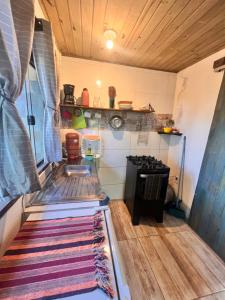 chalés frente à praia