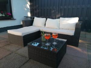 Häuschen in grüner Idylle
