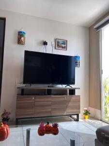 Centrally located apartment with AC, parking and pool