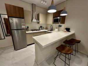 Luxury apartment private entry smart lock