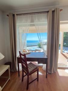 Private Oceanfront Cottage with 180 degree Sea View, 100 m Terrace