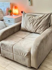 Cozy studio with a balcony and sea view