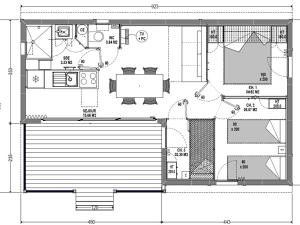 Chalet 4 pers près des remontées, vue montagne - FR-1-840-56