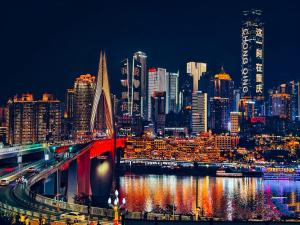 Chongqing Enji M Hotel (Liberation Monument & Hongyadong Branch) - 3hvězdičkové hotely ve městě Čchung-čching