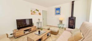 Superbe villa avec piscine chauffée à proximité de la plage