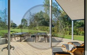 Lovely Home In Fårvang With Sauna