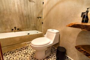 Acogedora cabaña con tina